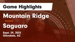 Mountain Ridge  vs Saguaro  Game Highlights - Sept. 29, 2023