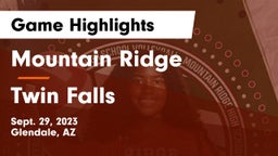 Mountain Ridge  vs Twin Falls  Game Highlights - Sept. 29, 2023