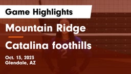 Mountain Ridge  vs Catalina foothills Game Highlights - Oct. 13, 2023