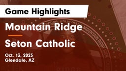 Mountain Ridge  vs Seton Catholic  Game Highlights - Oct. 13, 2023