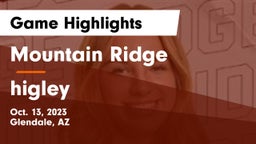 Mountain Ridge  vs higley  Game Highlights - Oct. 13, 2023