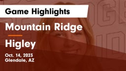 Mountain Ridge  vs Higley  Game Highlights - Oct. 14, 2023