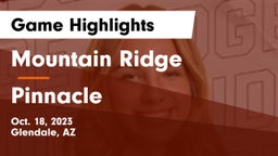 Mountain Ridge  vs Pinnacle  Game Highlights - Oct. 18, 2023