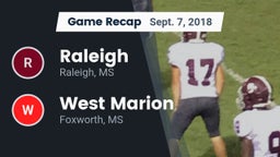 Recap: Raleigh  vs. West Marion  2018