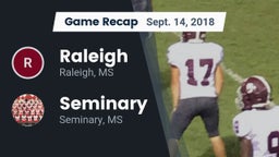 Recap: Raleigh  vs. Seminary  2018