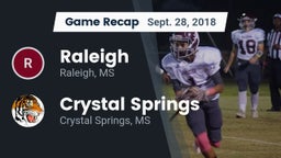 Recap: Raleigh  vs. Crystal Springs  2018
