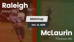 Matchup: Raleigh  vs. McLaurin  2018