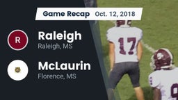 Recap: Raleigh  vs. McLaurin  2018