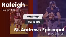Matchup: Raleigh  vs. St. Andrews Episcopal  2018