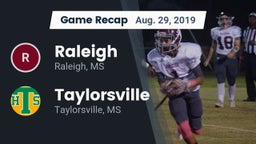 Recap: Raleigh  vs. Taylorsville  2019