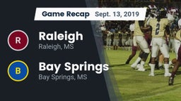 Recap: Raleigh  vs. Bay Springs  2019