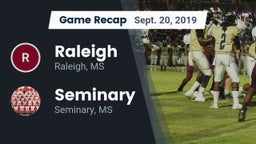 Recap: Raleigh  vs. Seminary  2019