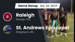 Recap: Raleigh  vs. St. Andrews Episcopal  2019