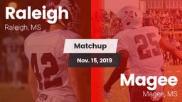 Matchup: Raleigh  vs. Magee  2019