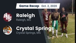 Recap: Raleigh  vs. Crystal Springs  2020