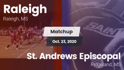 Matchup: Raleigh  vs. St. Andrews Episcopal  2020