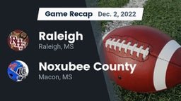 Recap: Raleigh  vs. Noxubee County  2022