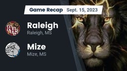 Recap: Raleigh  vs. Mize  2023
