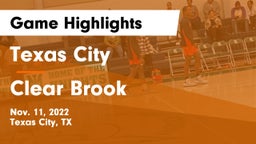 Texas City  vs Clear Brook  Game Highlights - Nov. 11, 2022