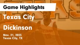 Texas City  vs Dickinson  Game Highlights - Nov. 21, 2023