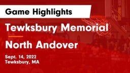 Tewksbury Memorial vs North Andover  Game Highlights - Sept. 14, 2022