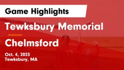 Tewksbury Memorial vs Chelmsford  Game Highlights - Oct. 4, 2023