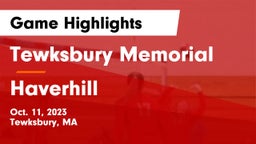 Tewksbury Memorial vs Haverhill  Game Highlights - Oct. 11, 2023