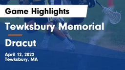 Tewksbury Memorial vs Dracut  Game Highlights - April 12, 2022