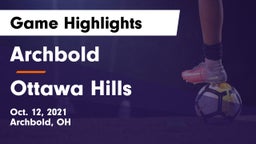 Archbold  vs Ottawa Hills  Game Highlights - Oct. 12, 2021