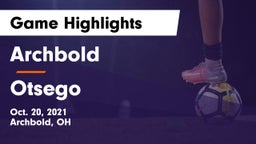 Archbold  vs Otsego  Game Highlights - Oct. 20, 2021