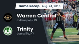 Recap: Warren Central  vs. Trinity  2018