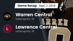 Recap: Warren Central  vs. Lawrence Central  2018
