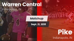 Matchup: Warren Central High  vs. Pike  2018