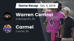 Recap: Warren Central  vs. Carmel  2018