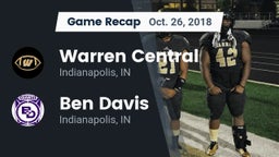 Recap: Warren Central  vs. Ben Davis  2018