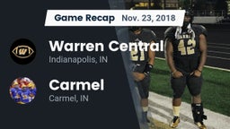 Recap: Warren Central  vs. Carmel  2018
