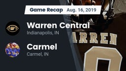 Recap: Warren Central  vs. Carmel  2019