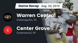 Recap: Warren Central  vs. Center Grove  2019