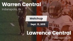 Matchup: Warren Central High  vs. Lawrence Central  2019
