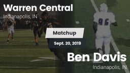 Matchup: Warren Central High  vs. Ben Davis  2019