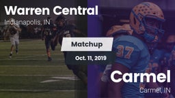Matchup: Warren Central High  vs. Carmel  2019