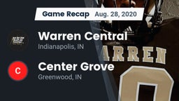 Recap: Warren Central  vs. Center Grove  2020