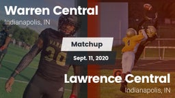 Matchup: Warren Central High  vs. Lawrence Central  2020