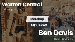 Matchup: Warren Central High  vs. Ben Davis  2020