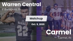 Matchup: Warren Central High  vs. Carmel  2020