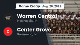 Recap: Warren Central  vs. Center Grove  2021