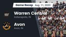Recap: Warren Central  vs. Avon  2023