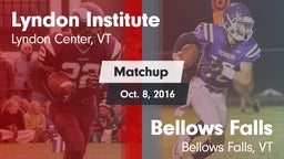 Matchup: Lyndon Institute vs. Bellows Falls  2016