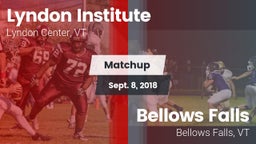 Matchup: Lyndon Institute vs. Bellows Falls  2018