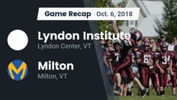 Recap: Lyndon Institute vs. Milton  2018